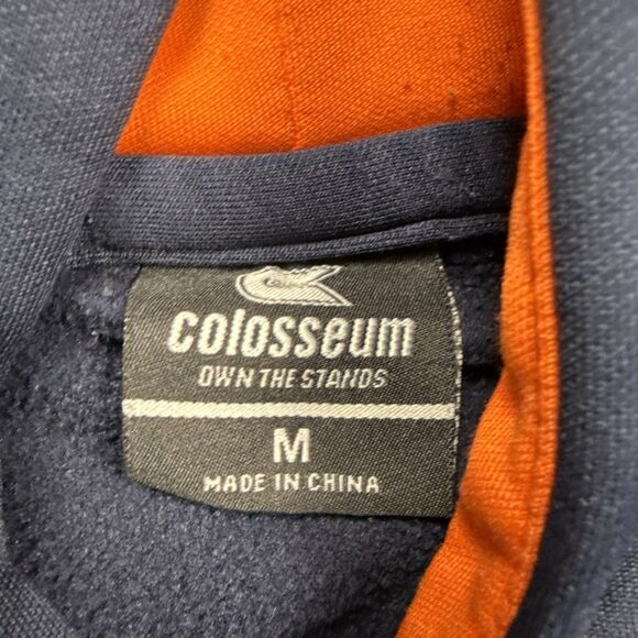 Colosseum Auburn Tigers Men’s Hoodie Sweatshirt Sz M Navy/Orange - Picture 4 of 9